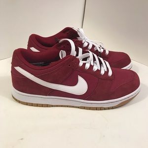 Nike Dunk Low Canvas Team Red/White Men's Sz 9